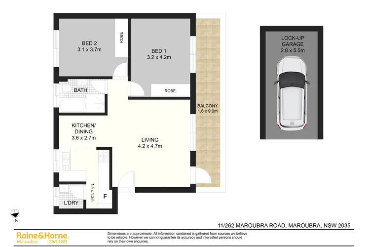 Floorplan of Homely apartment listing, 11/262 Maroubra Road, Maroubra NSW 2035