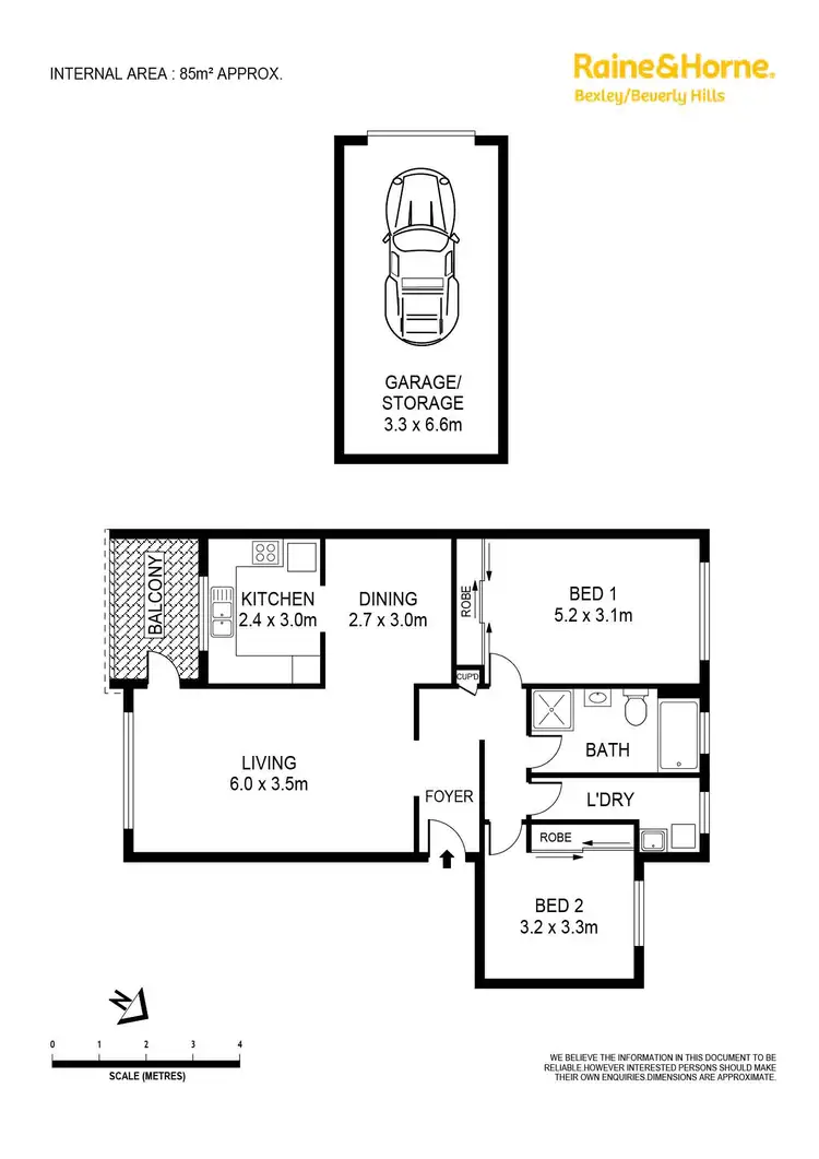 Floorplan of Homely unit listing, 4/11-13 Harrow Road, Bexley NSW 2207