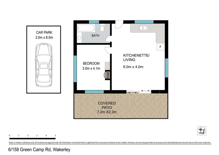 Floorplan of Homely townhouse listing, 6/158 Greencamp Road, Wakerley QLD 4154