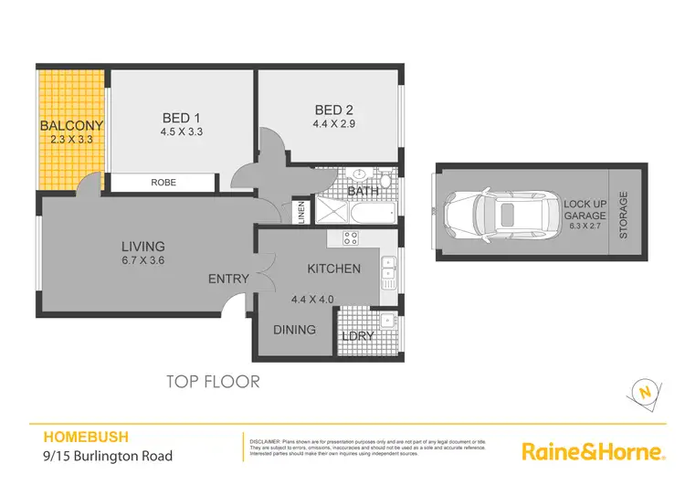 Floorplan of Homely apartment listing, 9/15 Burlington Road, Homebush NSW 2140