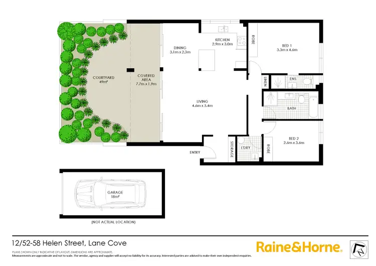 Floorplan of Homely apartment listing, 12/52 Helen Street, Lane Cove NSW 2066