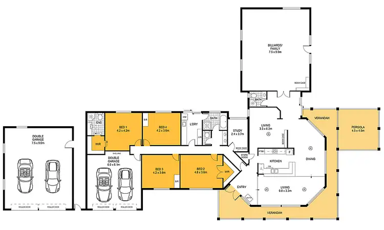 Floorplan of Homely house listing, (Lot 21)/67 Ferrier Drive, Victor Harbor SA 5211