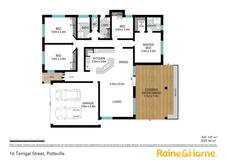 Floorplan of Homely house listing, 16 Terrigal Street, Pottsville NSW 2489