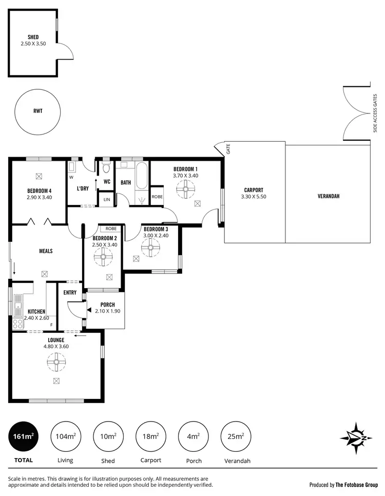 Floorplan of Homely house listing, 7 Vintners Walk, Hackham West SA 5163