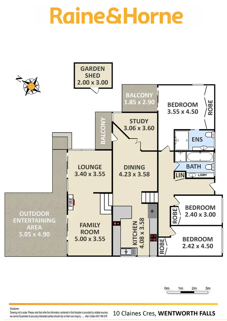 Floorplan of Homely house listing, 10 Claines Crescent, Wentworth Falls NSW 2782