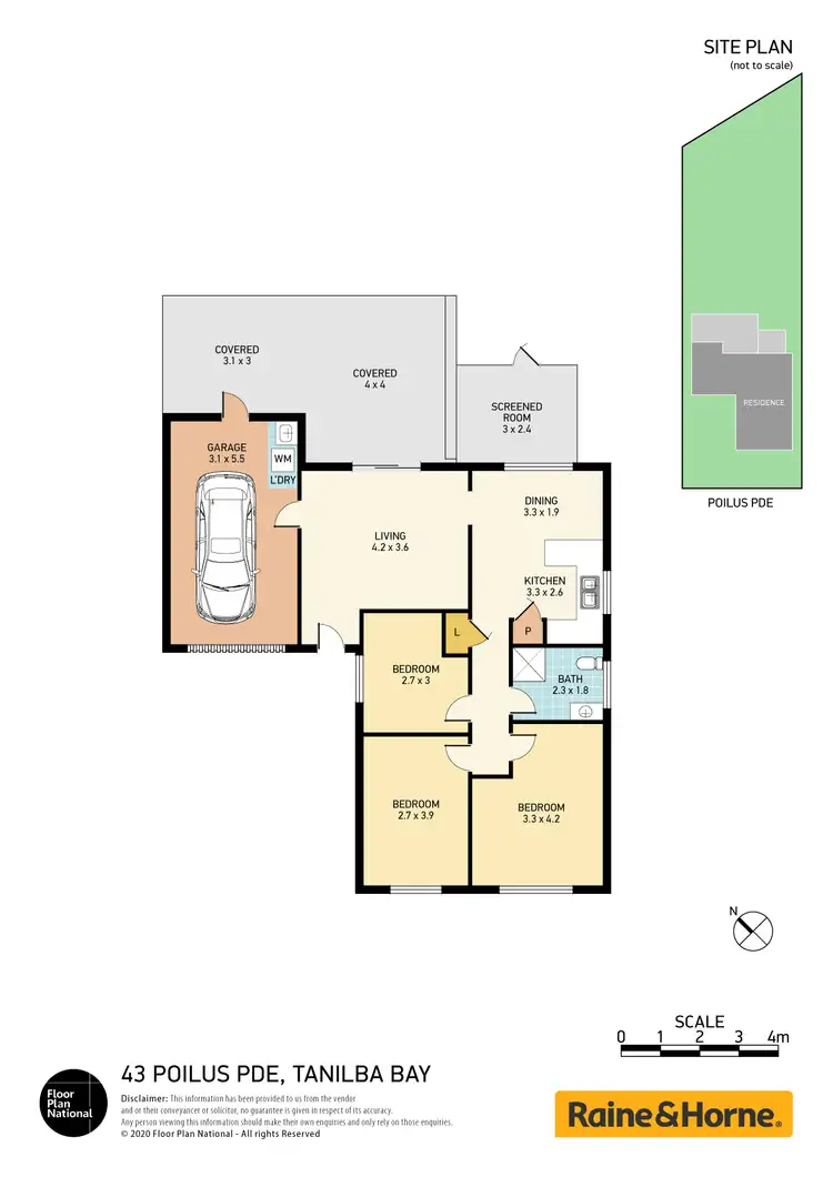 Floorplan of Homely house listing, 43 Poilus Parade, Tanilba Bay NSW 2319