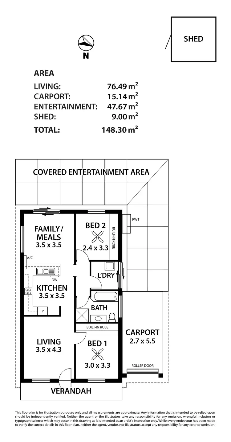 Floorplan of Homely house listing, 4A George Street, Strathalbyn SA 5255