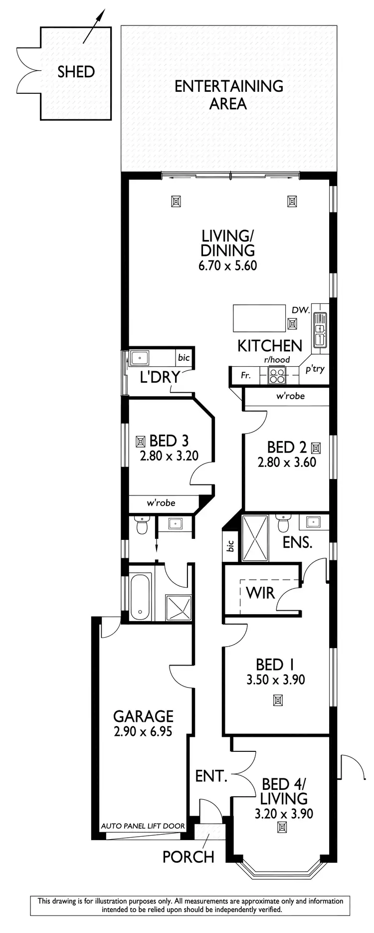 Floorplan of Homely house listing, 33 Ritchie Terrace, Marleston SA 5033