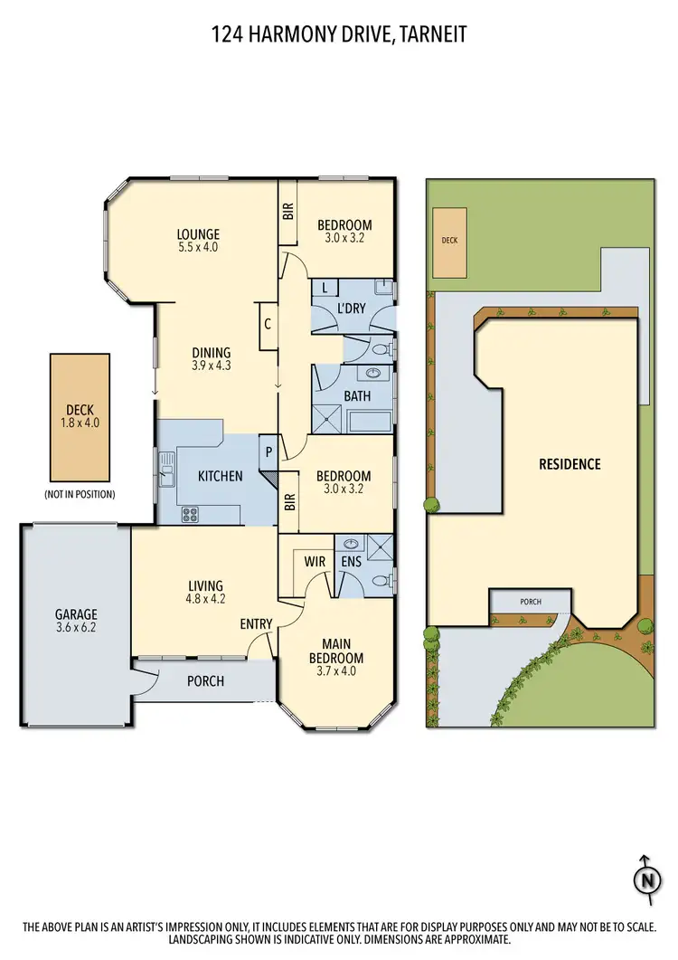 Floorplan of Homely house listing, 124 Harmony Drive, Tarneit VIC 3029