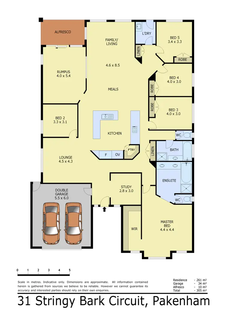 Floorplan of Homely house listing, 31 Stringy Bark Circuit, Pakenham VIC 3810
