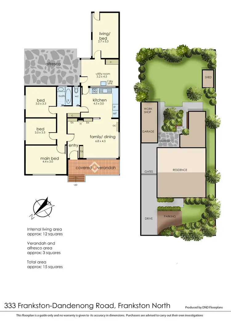 Floorplan of Homely house listing, 333 Frankston-Dandenong Road, Frankston North VIC 3200