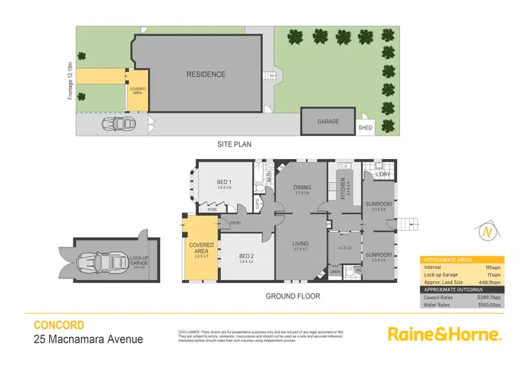 Floorplan of Homely house listing, 25 Macnamara Avenue, Concord NSW 2137