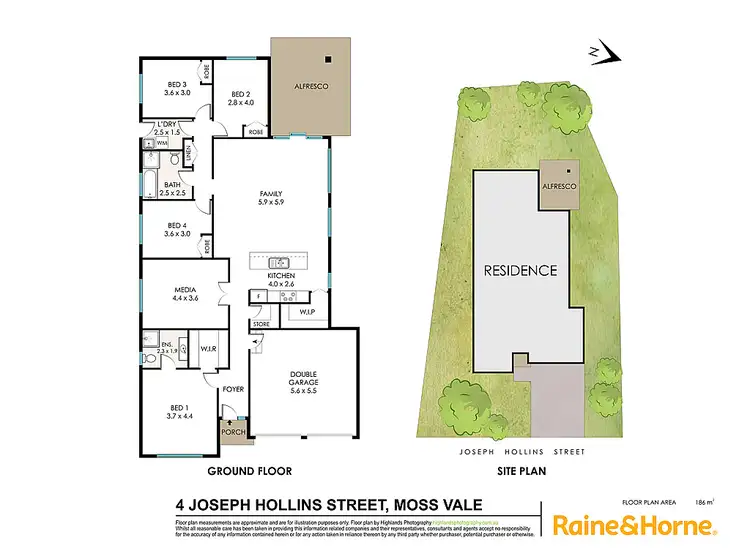 Floorplan of Homely house listing, 4 Joseph Hollins Street, Moss Vale NSW 2577