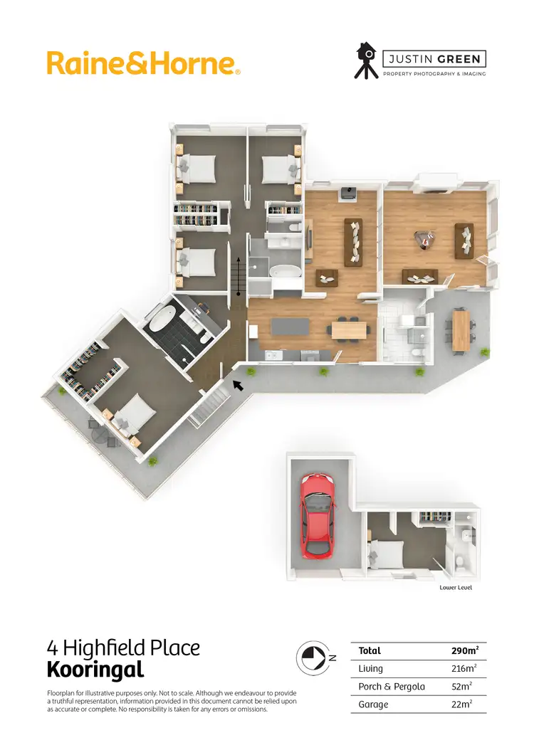 Floorplan of Homely house listing, 4 Highfield Place, Kooringal NSW 2650