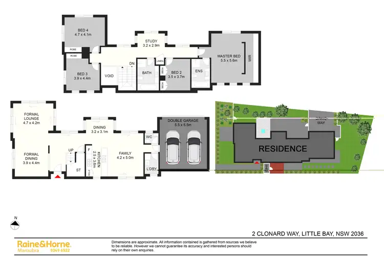 Floorplan of Homely house listing, 2 Clonard Way, Little Bay NSW 2036