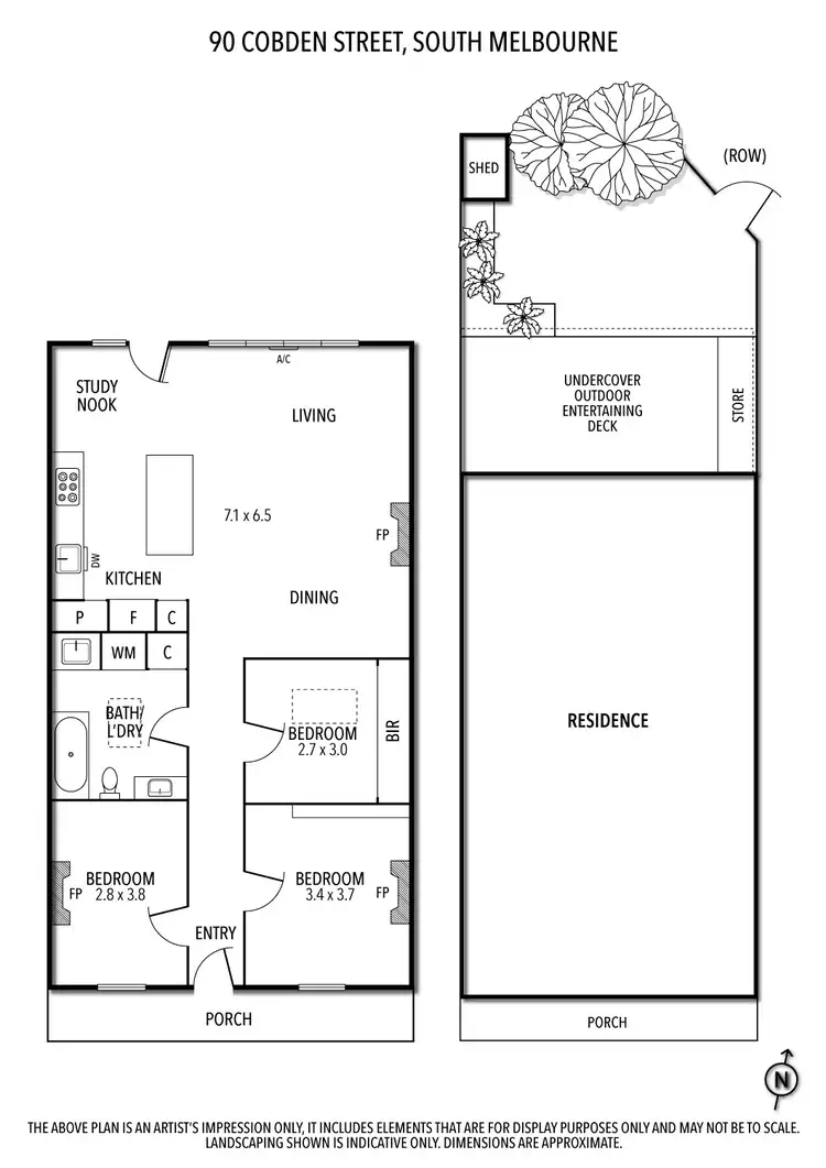 Floorplan of Homely house listing, 90 Cobden Street, South Melbourne VIC 3205