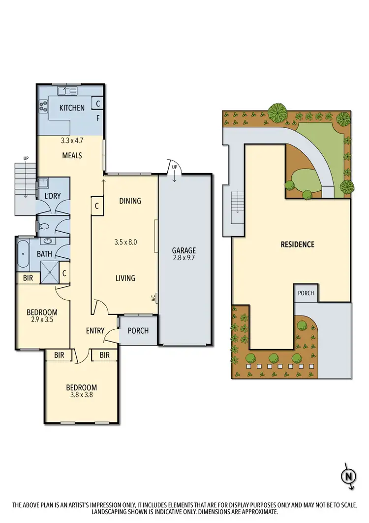 Floorplan of Homely villa listing, 25 Bertram Street, Glen Iris VIC 3146