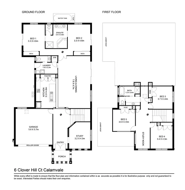 Floorplan of Homely house listing, 6 Clover Hill Ct, Calamvale QLD 4116