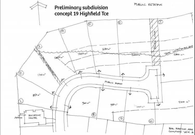 Floorplan of Homely land listing, 19 Highfield Terrace, Goonellabah NSW 2480