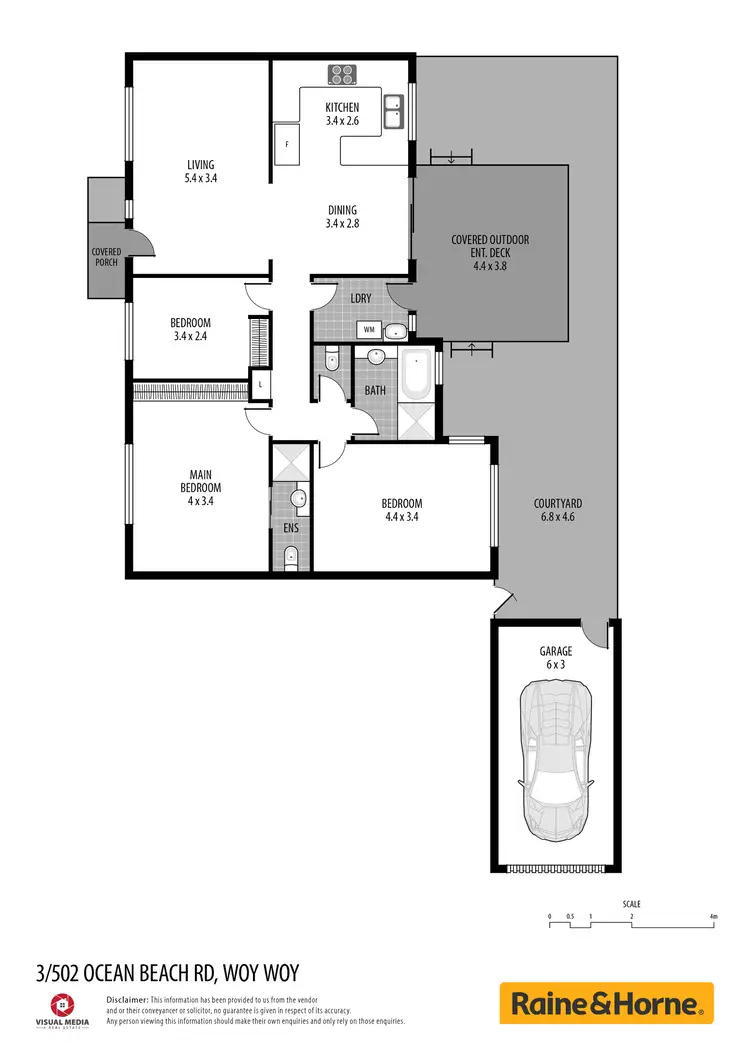 Floorplan of Homely villa listing, 3/502 Ocean Beach Road, Umina Beach NSW 2257
