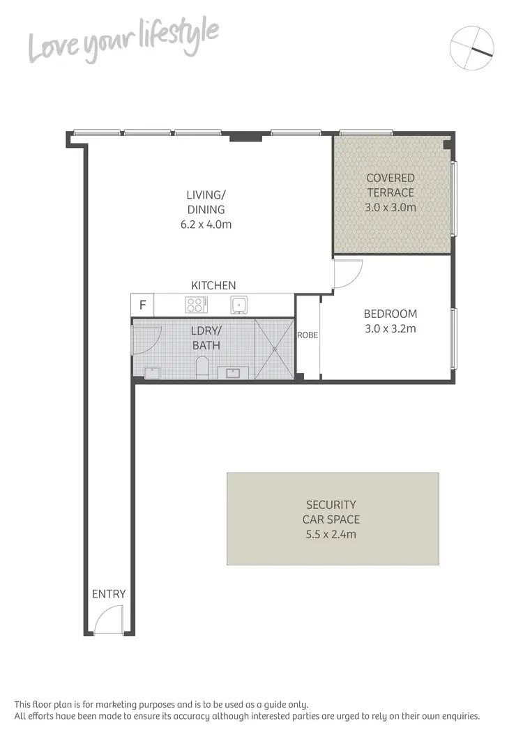 Floorplan of Homely apartment listing, 13/177 Salisbury Road, Camperdown NSW 2050