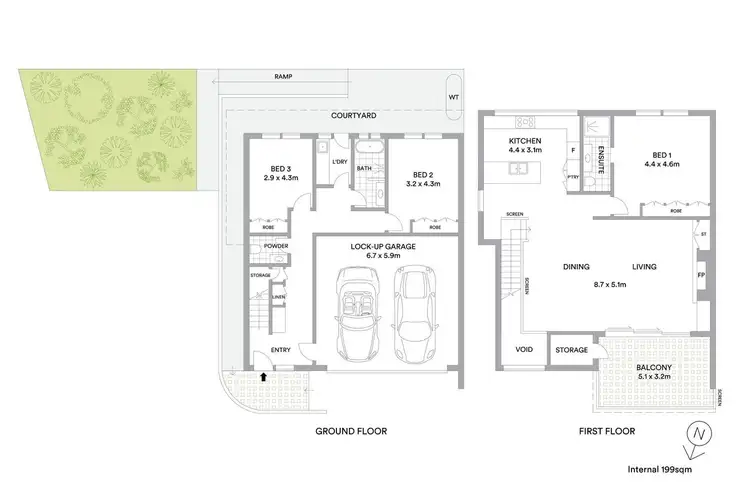 Floorplan of Homely house listing, 1/11 Avoca Drive, Avoca Beach NSW 2251