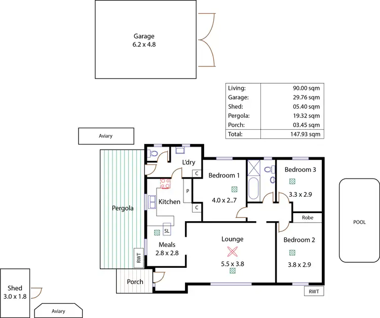 Floorplan of Homely house listing, 30 Yuwindi Avenue, Salisbury North SA 5108