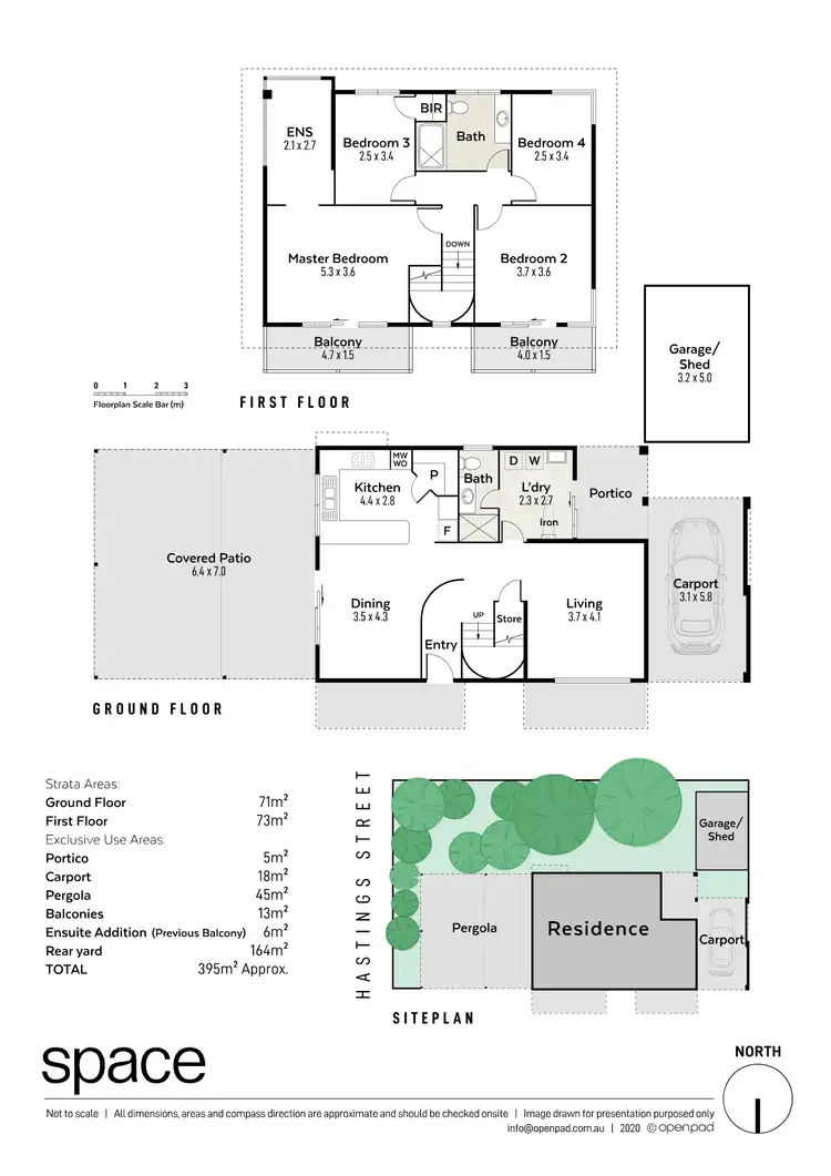 Floorplan of Homely house listing, 1/115 Hastings Street, Scarborough WA 6019