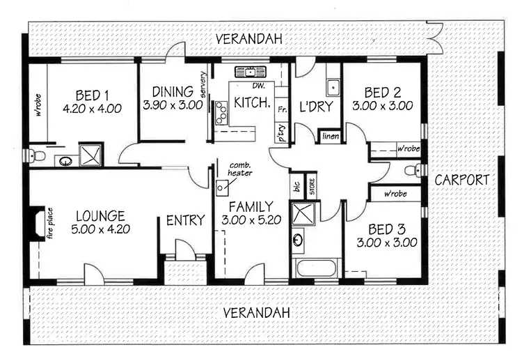 Floorplan of Homely house listing, 36 Eve Road, Bellevue Heights SA 5050