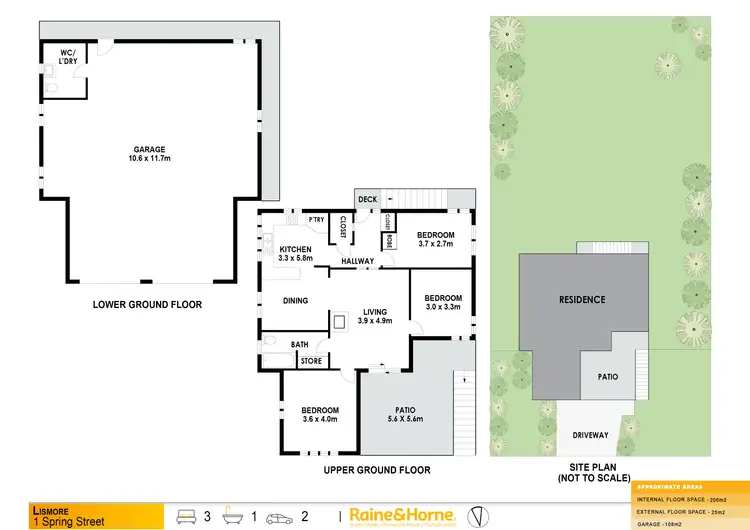Floorplan of Homely house listing, 1 Spring Street, East Lismore NSW 2480