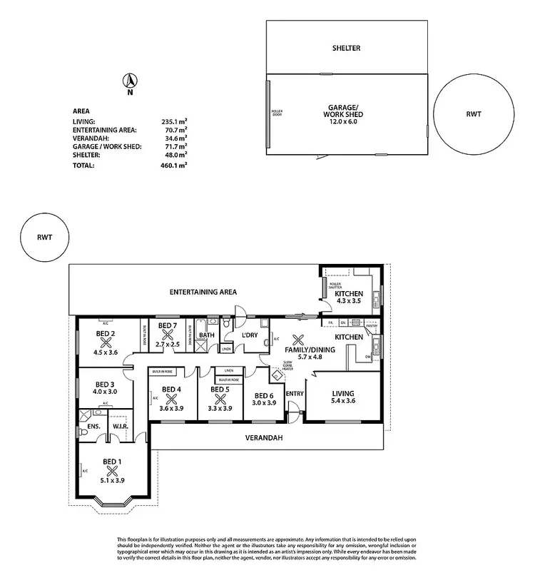 Floorplan of Homely house listing, 427B Langhorne Creek Road, Strathalbyn SA 5255