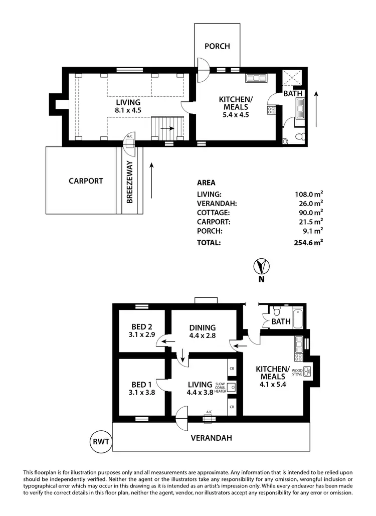 Floorplan of Homely house listing, 9 Hamburg Road, Strathalbyn SA 5255