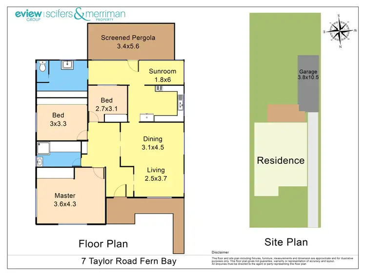Floorplan of Homely house listing, 7 Taylor Road, Fern Bay NSW 2295