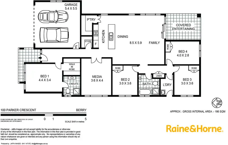 Floorplan of Homely house listing, 100 Parker Crescent, Berry NSW 2535