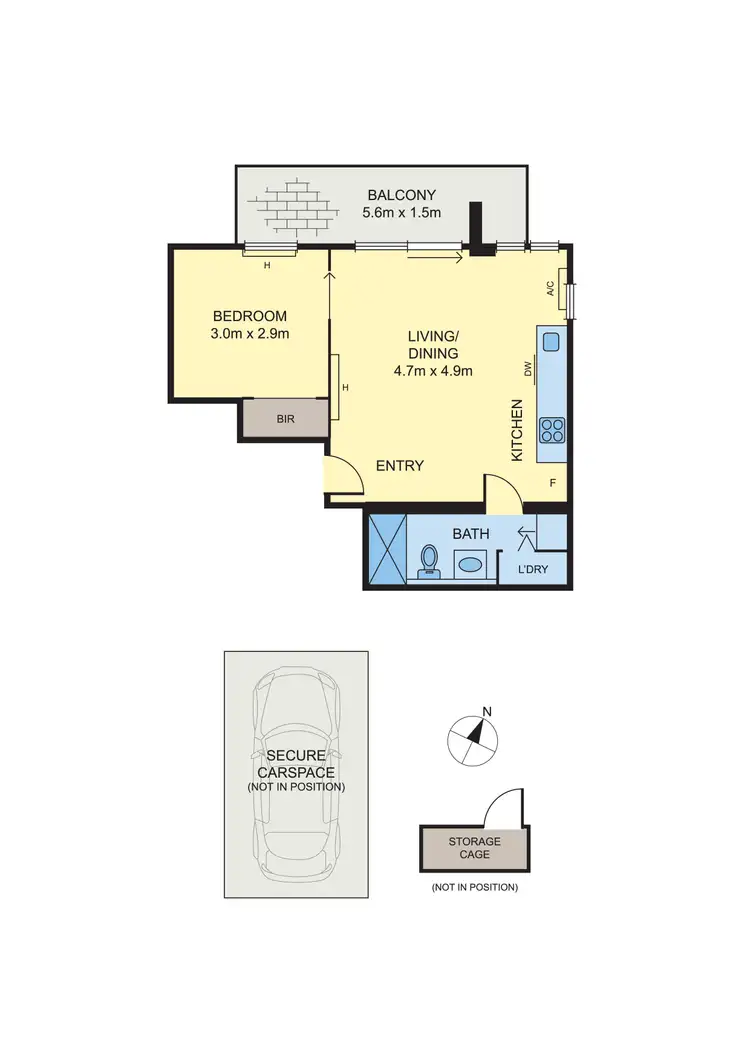 Floorplan of Homely apartment listing, 9/52 Fitzroy Street, St Kilda VIC 3182