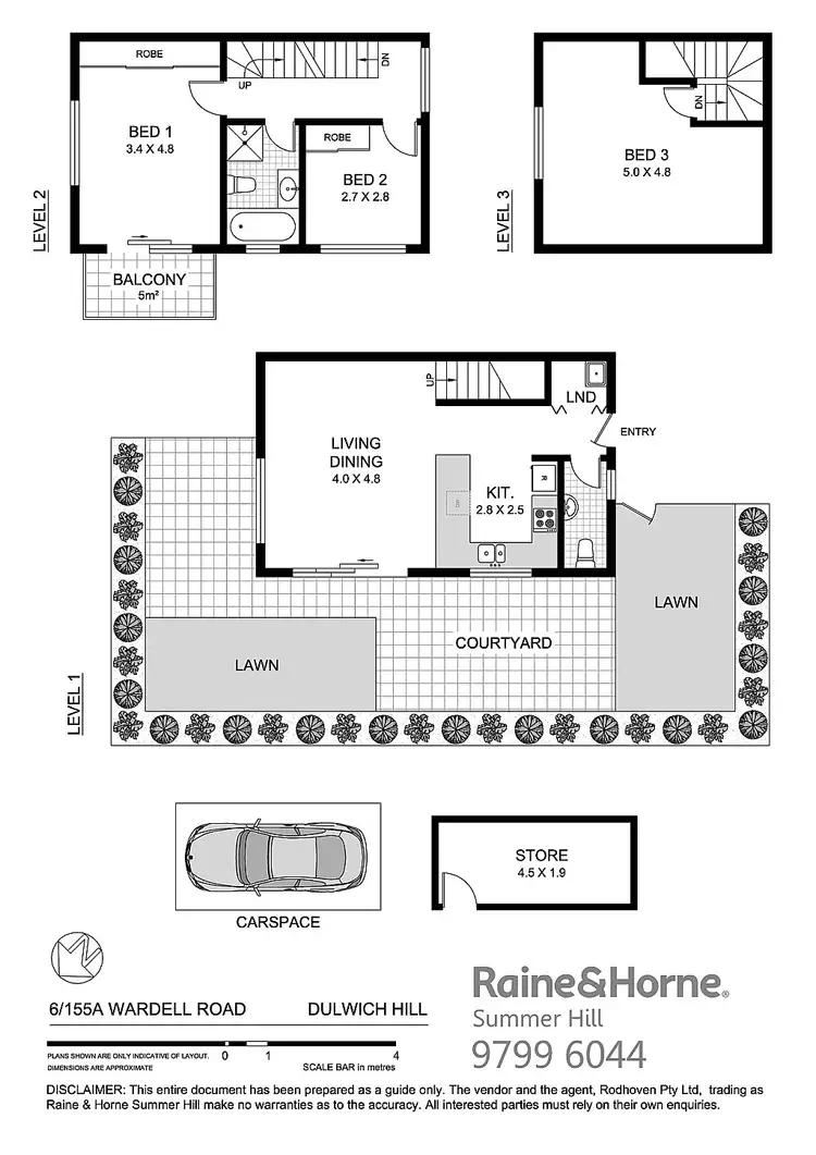 Floorplan of Homely townhouse listing, 6/155A Wardell Road, Dulwich Hill NSW 2203