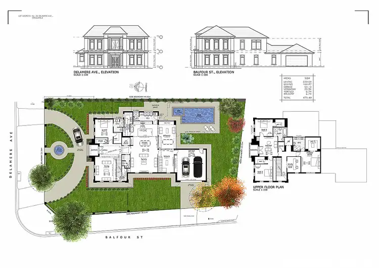 Floorplan of Homely land listing, 35 Delamere Avenue, Springfield SA 5062