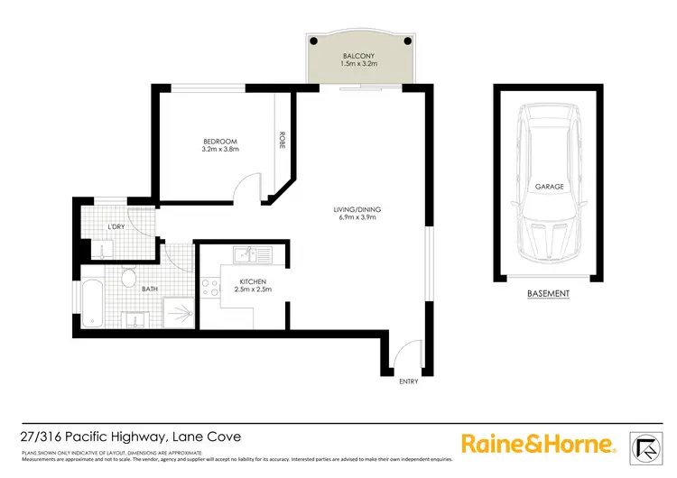 Floorplan of Homely apartment listing, 27/316 Pacific Highway, Lane Cove NSW 2066