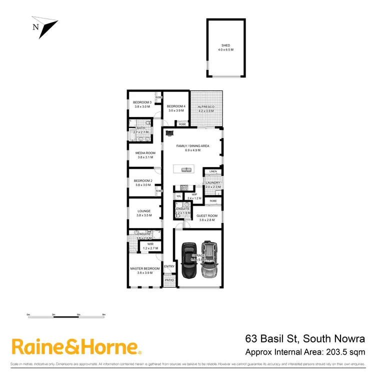 Floorplan of Homely house listing, 63 Basil Street, South Nowra NSW 2541