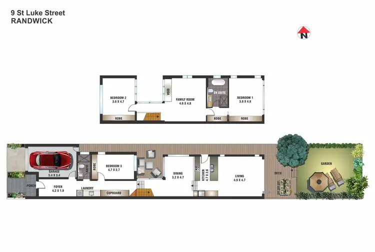 Floorplan of Homely house listing, 9 St Luke Street, Randwick NSW 2031
