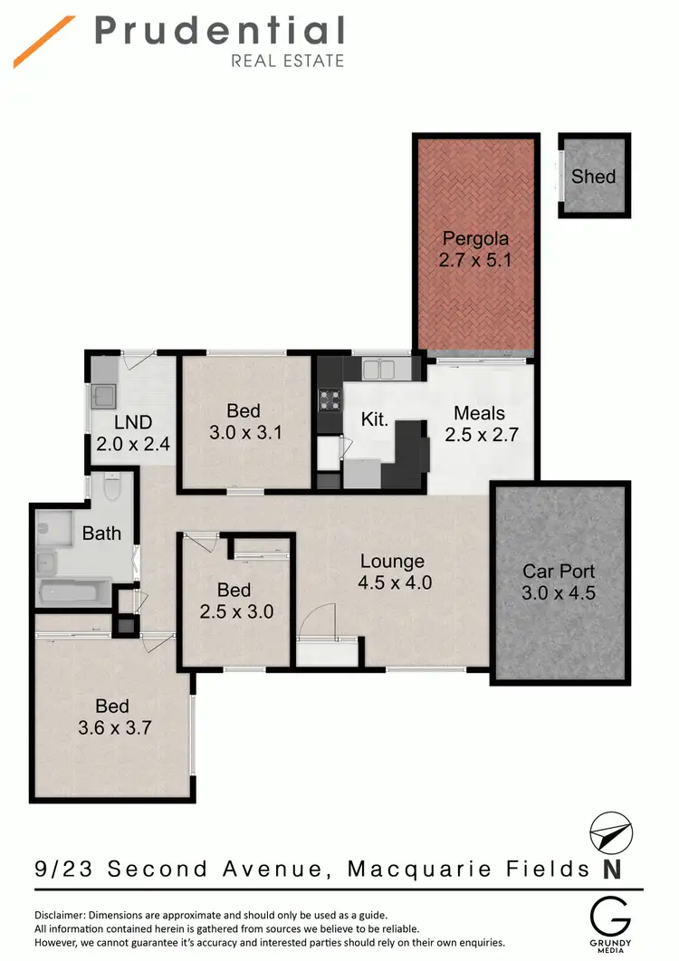 Floorplan of Homely villa listing, 9/23 Second Avenue, Macquarie Fields NSW 2564