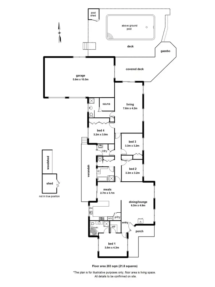 Floorplan of Homely house listing, 81-83 Auburn Road, Healesville VIC 3777