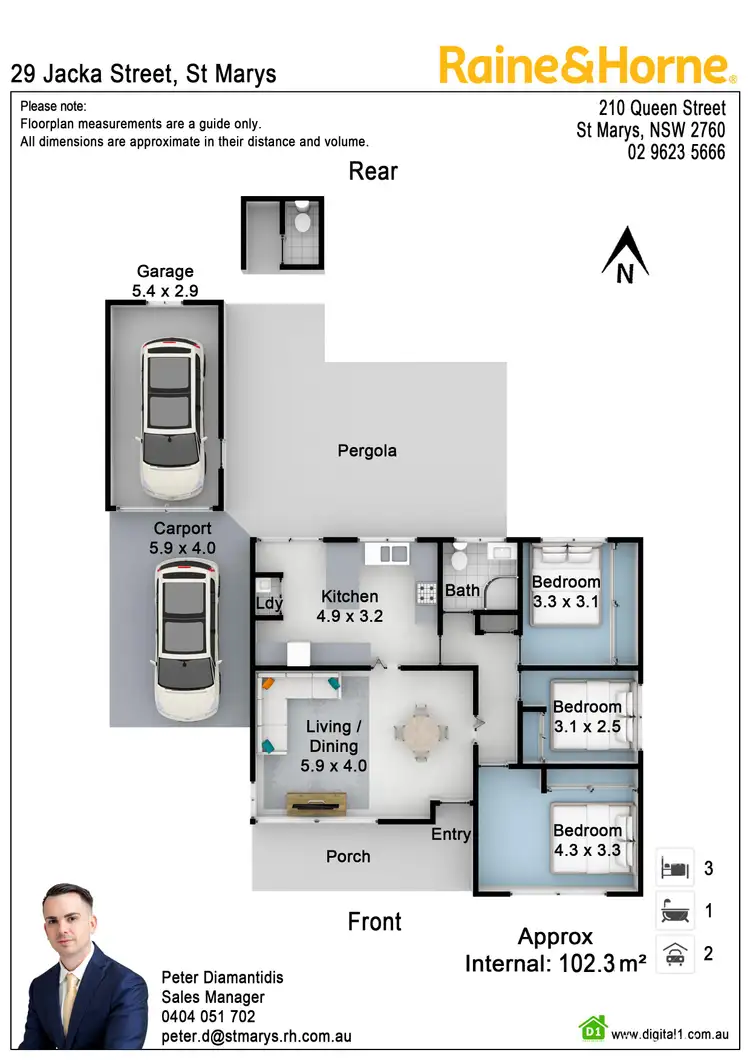 Floorplan of Homely house listing, 29 Jacka Street, St Marys NSW 2760