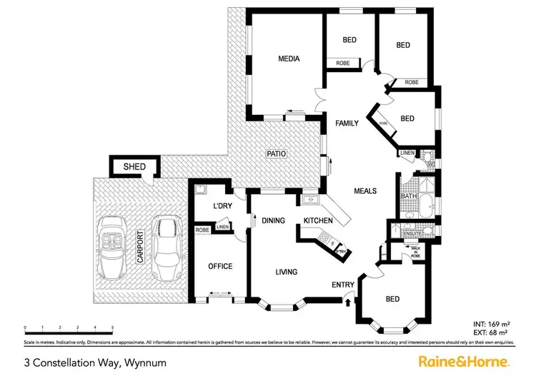 Floorplan of Homely house listing, 3 Constellation Way, Wynnum QLD 4178