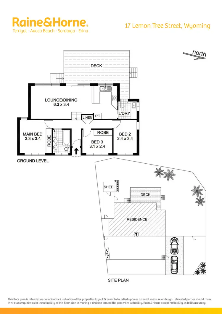 Floorplan of Homely house listing, 17 Lemon Tree Street, Wyoming NSW 2250