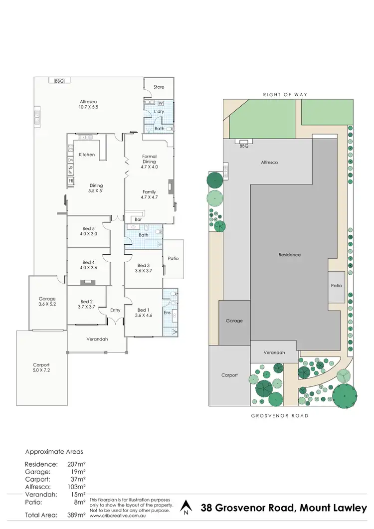 Floorplan of Homely house listing, 38 Grosvenor Road, Mount Lawley WA 6050
