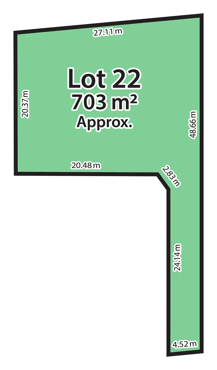 Floorplan of Homely land listing, 16 Childs Road, Mount Barker SA 5251