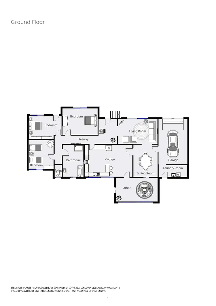 Floorplan of Homely house listing, 52 Kibbler Street, Cowra NSW 2794