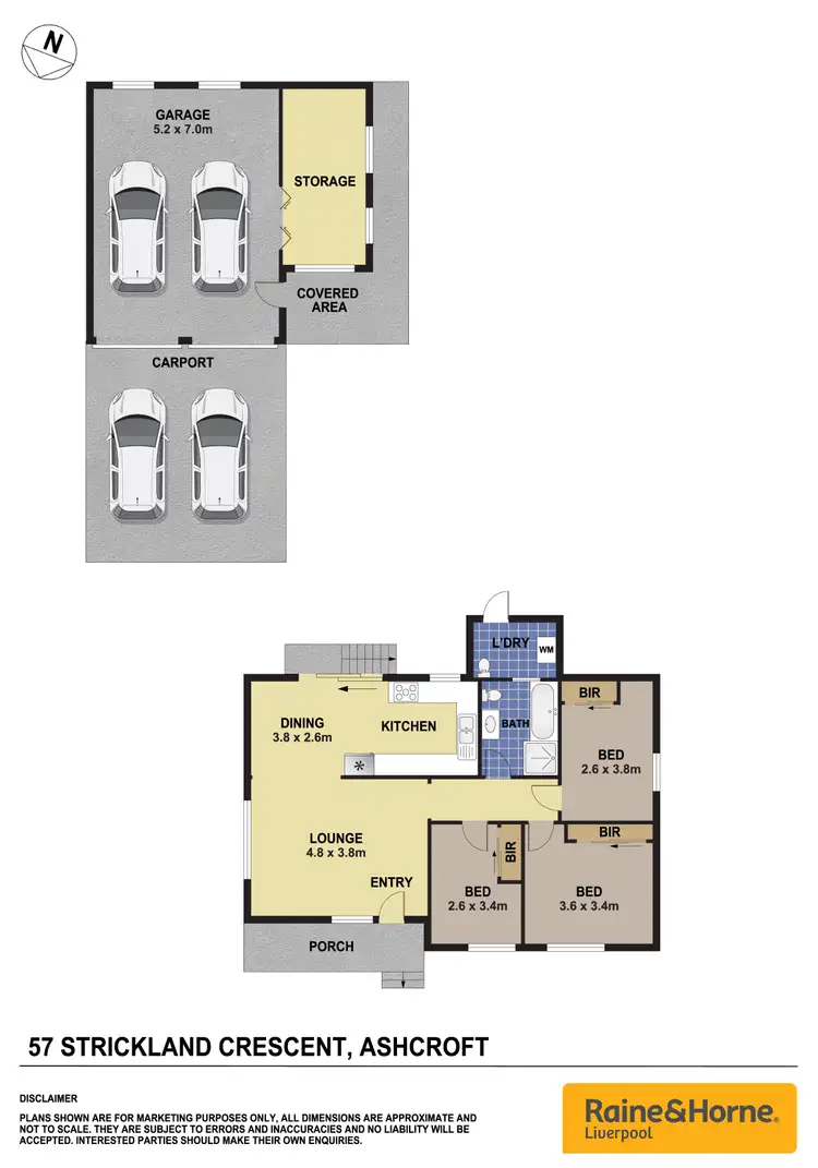 Floorplan of Homely house listing, 57 Strickland Crescent, Ashcroft NSW 2168