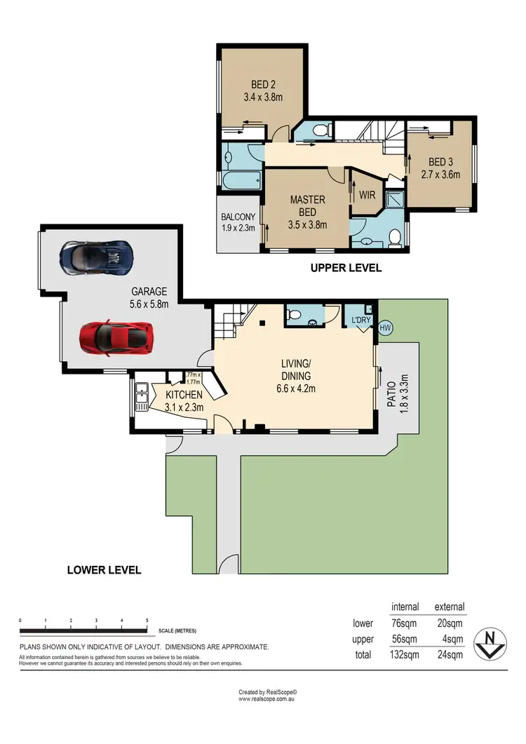 Floorplan of Homely townhouse listing, 1/20 Finney Road, Indooroopilly QLD 4068